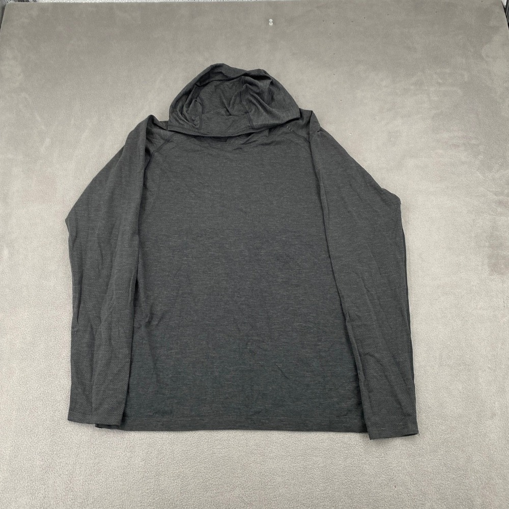 Lululemon Metal Vent Tech Hoodie Mens L Gray Long Sleeve Training Shirt